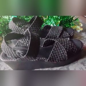 Sexy Wedge Heels Spring/Summer Woven look with Cushioned insole & heel Comfy